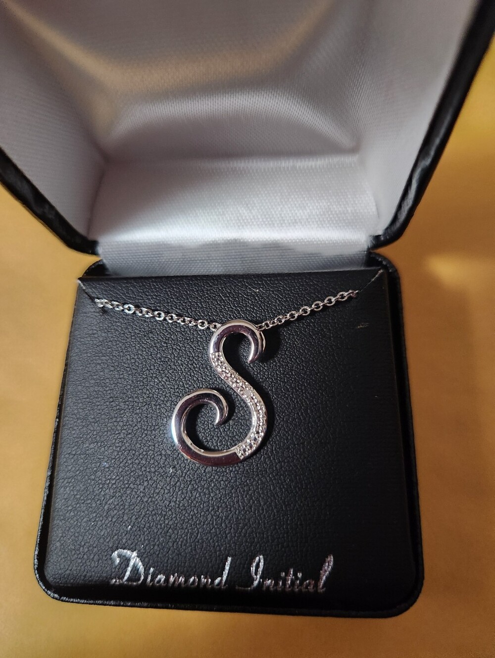 DIAMOND INITIAL "S", NEW
